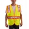Tingley Two-Tone Hi-Vis Surveyors Vest 4XL/5XL Class 2 , Zipper 8 Pockets, 2 Mic Tab V73852.4X-5X - alternate 2